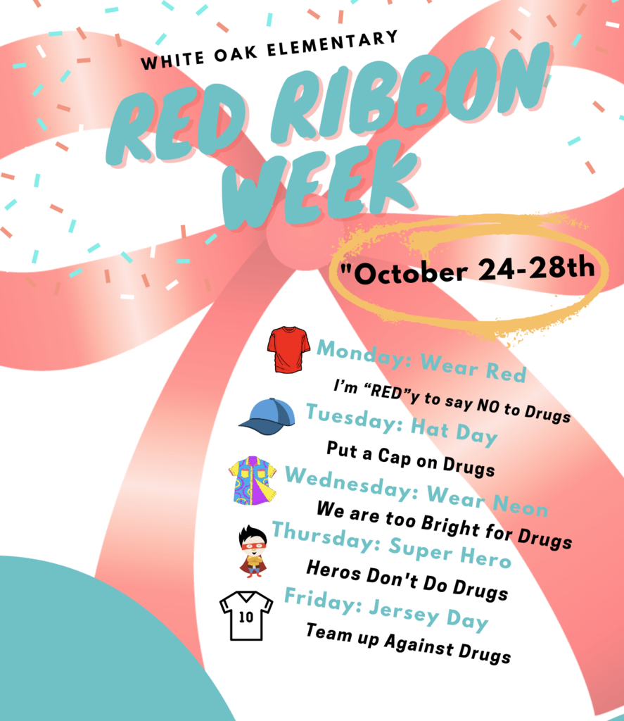 Red Ribbon Week October 24-28, 2022